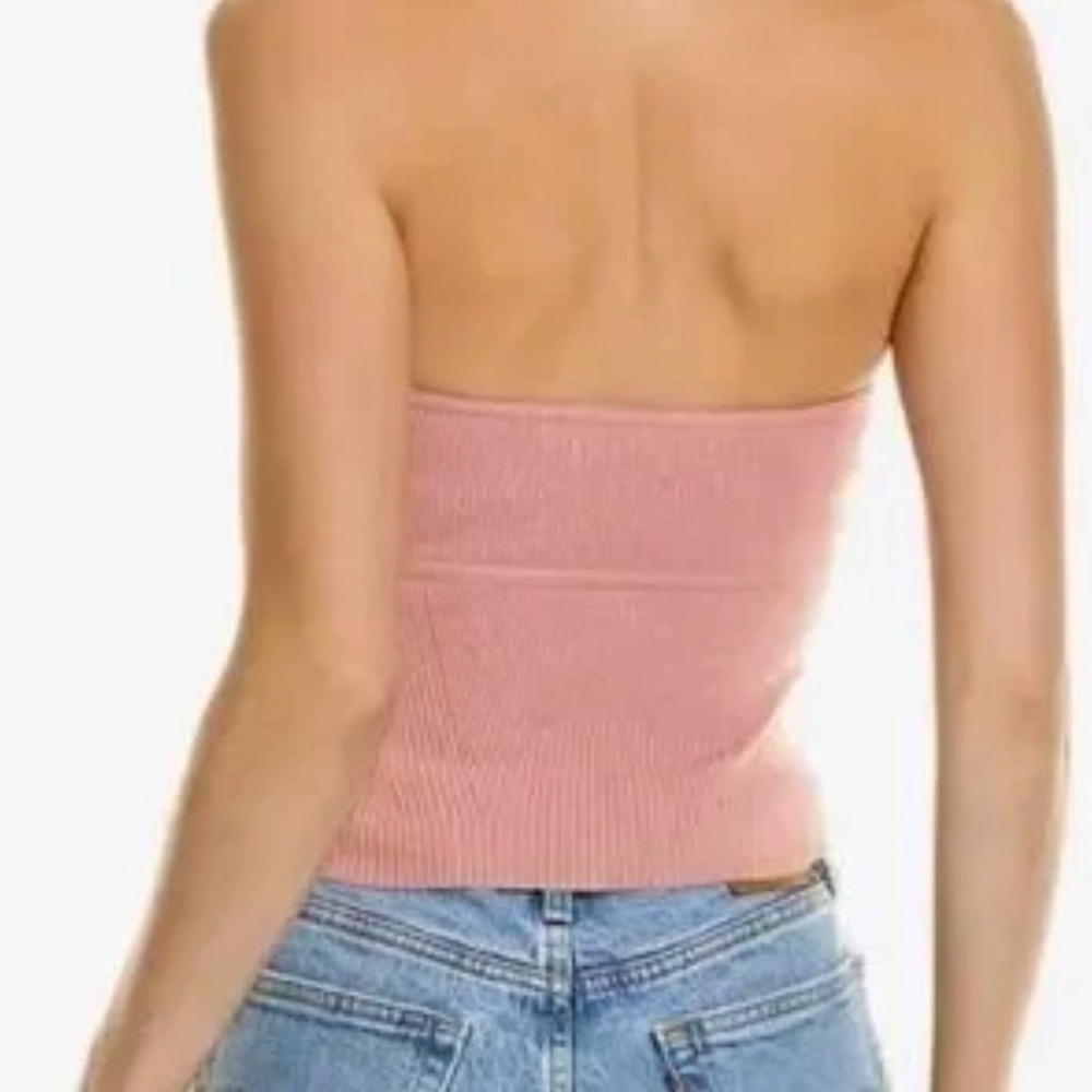 NWT WeWoreWhat Ribbed Tube Top - Picture 2 of 10